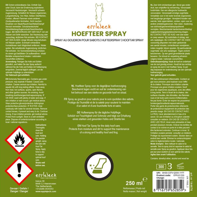 Epplejeck Epplejeck Hoefteer Spray
