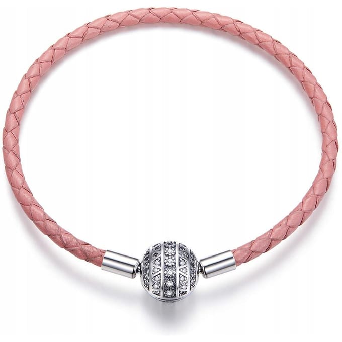 Modulaire Leren Armband Voor Pandora S925 19Cm white
