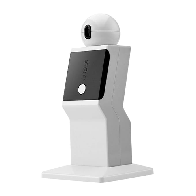 Cat Toy Robot Interactieve Pointer voor katten Automatisch achtervolgingsspeelgoed voor katten Rechargeable battery Style white