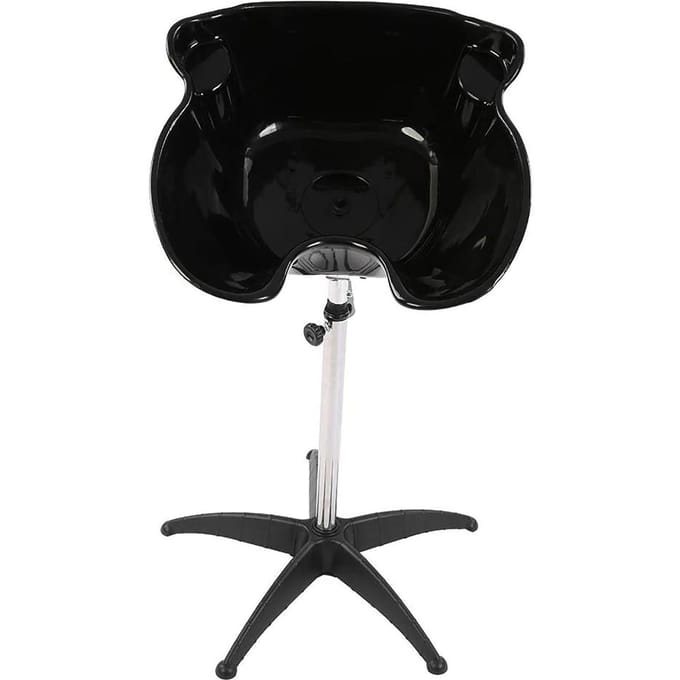 Draagbaar Salon Haarbekken Kapper Achterwas RVS Shampoo Haarbehandeling wit