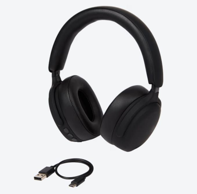 Philips H2500 Draadloze Over-Ear Koptelefoon met ANC – Bluetooth – Lange Batterijduur – Zwart