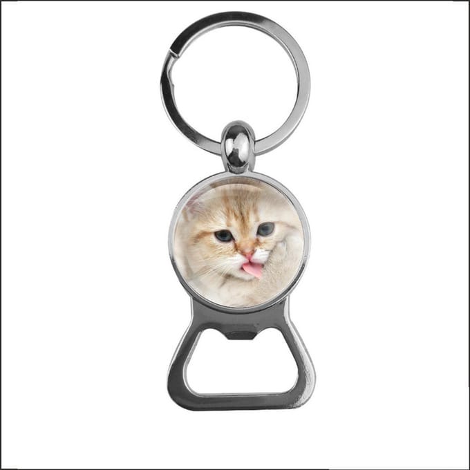 Bieropener Glas - Kat