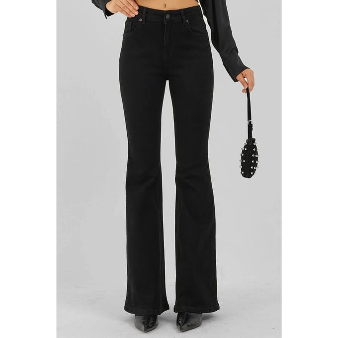Hoge Taille Flared Jeans