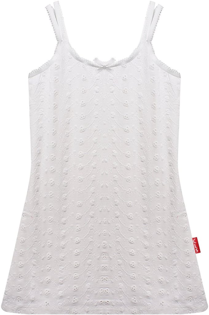 Claesen's® - Jurk Embroidery WitCL 912-White Embroidery-2