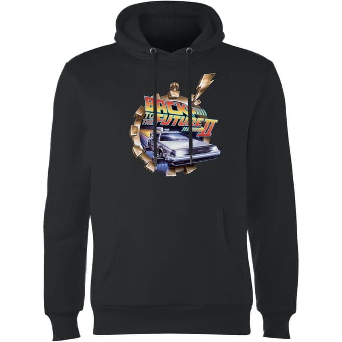Back to the Future Clockwork Hoodie - Zwart - M
