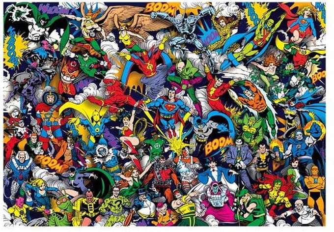 Clementoni - Puzzel - 1000 Stukjes - DC Comics Justice League - Puzzel Voor Volwassenen