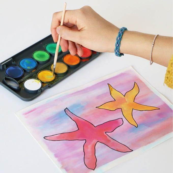 Palette d'aquarelle 12 godets Ø 30 mm schoon