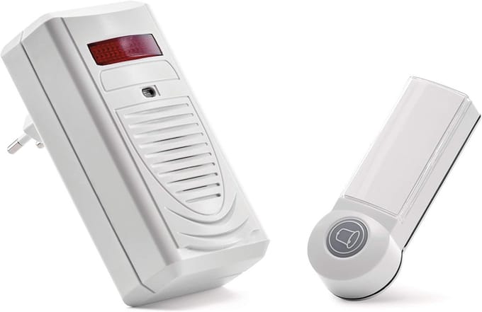 Draadloze Deurbel Set met Visuele Display, 75 dB en Geheugenfunctie