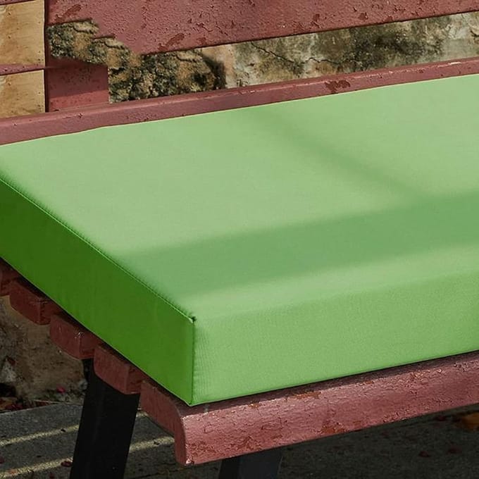 Tuinbank Kussen - Buiten Zitkussen - Comfortabel Zitten - Waterdicht Polyester - 5 cm dik - Groen