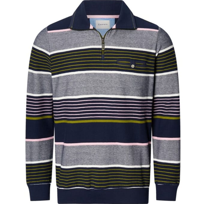 Babista herren Sweatshirt - 56/58 - donkerblauw - Plus Size