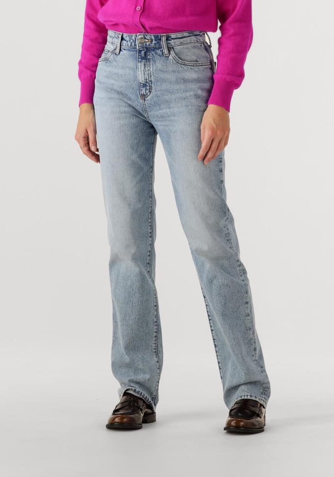 Lee June Jeans Dames - Broek - Lichtblauw - Maat 30