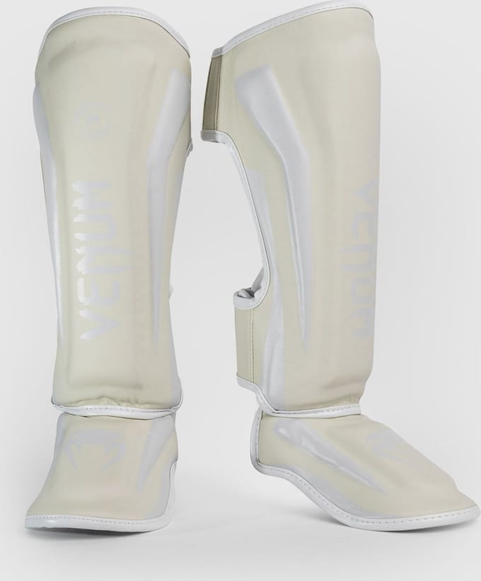 Venum Elite Kickboks Scheenbeschermer Wit Wit Venum Gear - L