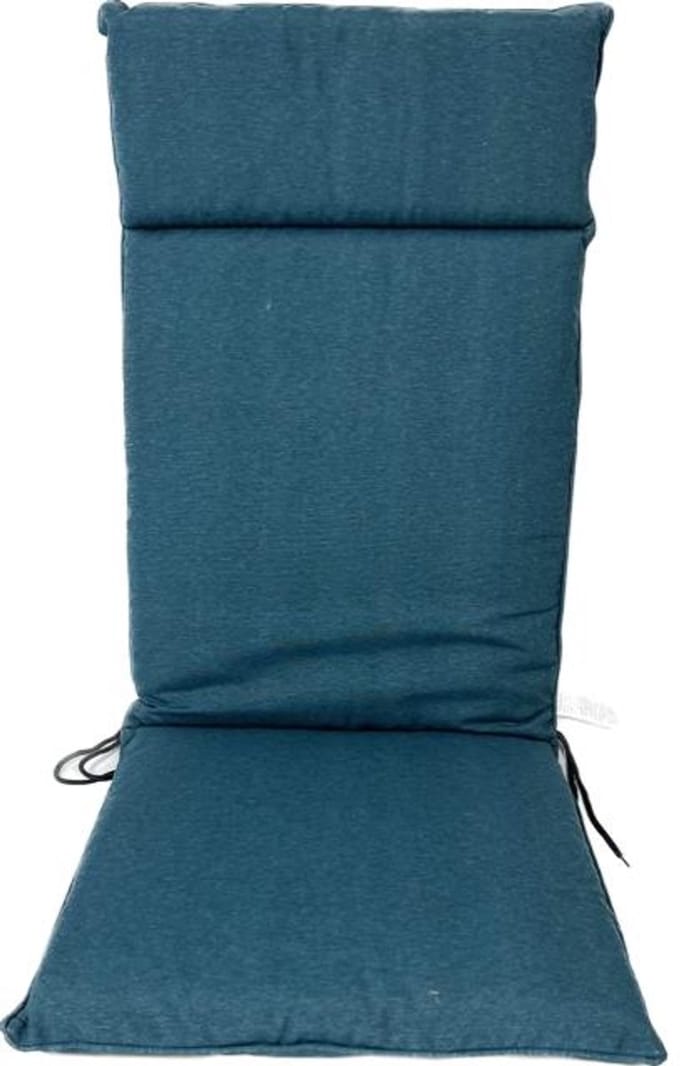 Madison Tuinstoelkussen hoge rug 50x120 cm Universeel Sea blue