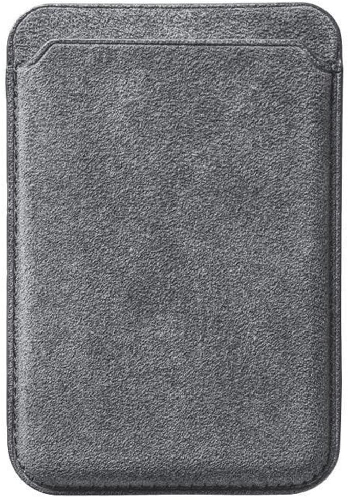 Alcanluxury Alcantara MagSafe wallet - Nardo Grey