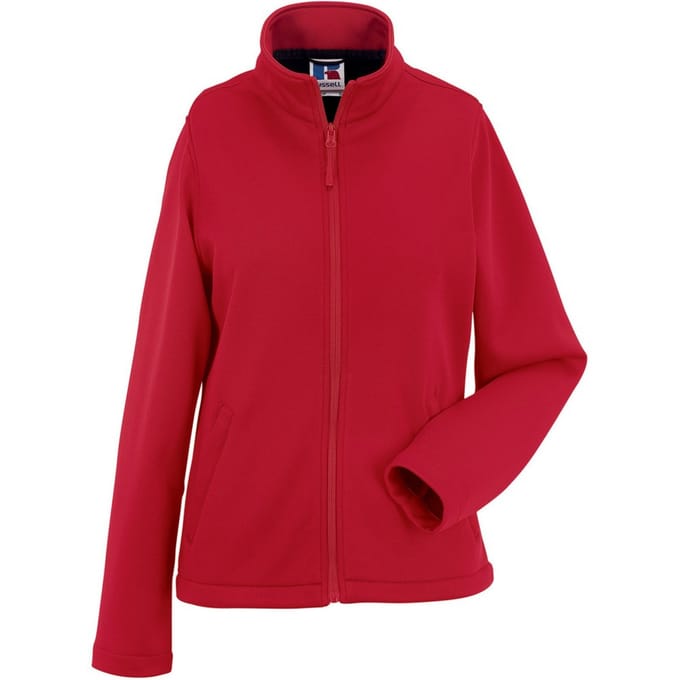 Russell Dames/Dames Slim Soft Shell Jasje (Klassiek rood)