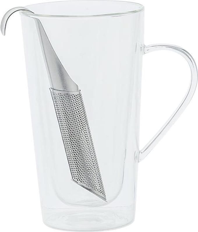 Cosy & Trendy Theeglas 40cl Dubbelwanding Rvs Filter