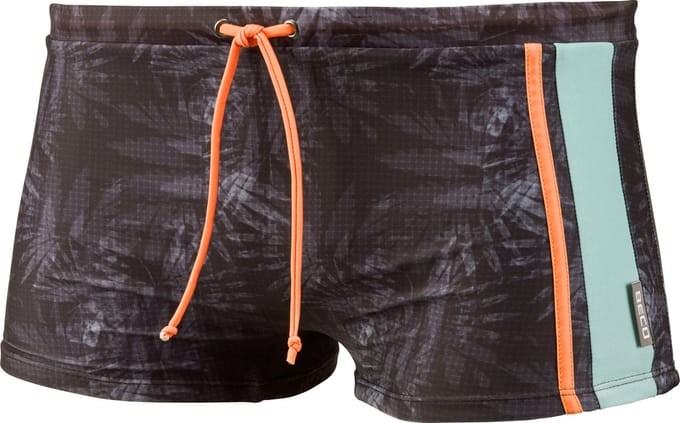 BECO zwemboxer, zwart/multi color, maat 4