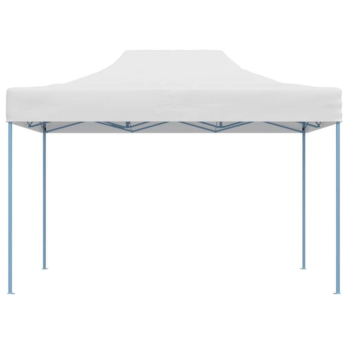 vidaXL - Partytent - inklapbaar - 280x410x315 - cm - staal - wit