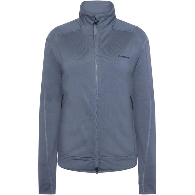 Damesfleece met rits KnowledgeCotton Apparel Dynamic