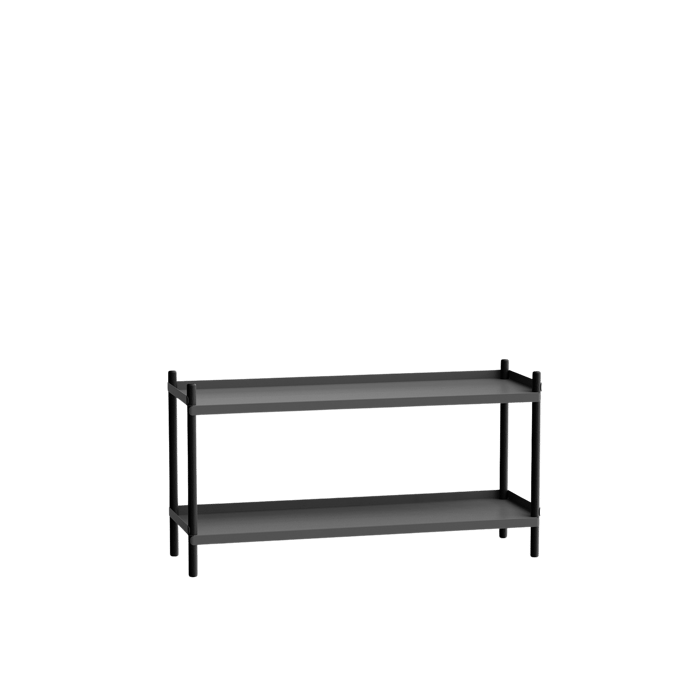 NINE BOLT Rek 100 x 53 cm - oak/black-anthracite