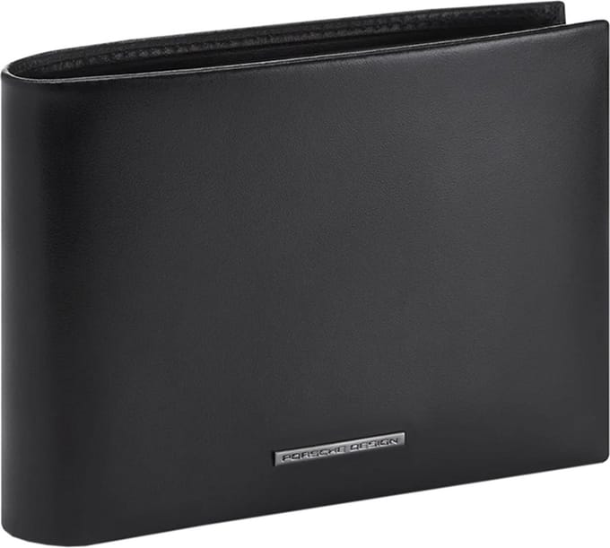 PORSCHE DESIGN Leren Portemonnee Classic Wallet 7 Black Zwart