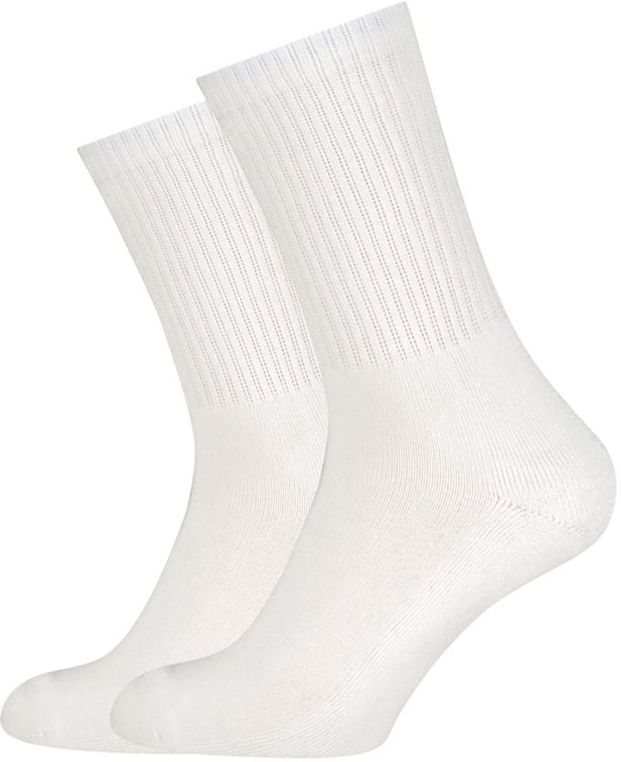 Comfortabel & Zijdezacht Bamboo Basics Outdoor sokken Senna (2-pack) - Wit - 41-46