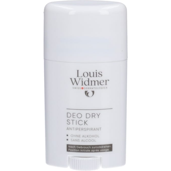 Louis Widmer Bodycare Deo Dry Stick Antiperspirant Licht Geparfumeerd Deodorant