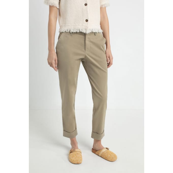 Josephine & Co Damian Pants Light Olive Maat: 34 | Pantalons Outlet | Dames | Bruin