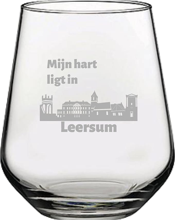 Gegraveerde Drinkglas 42,5cl Leersum