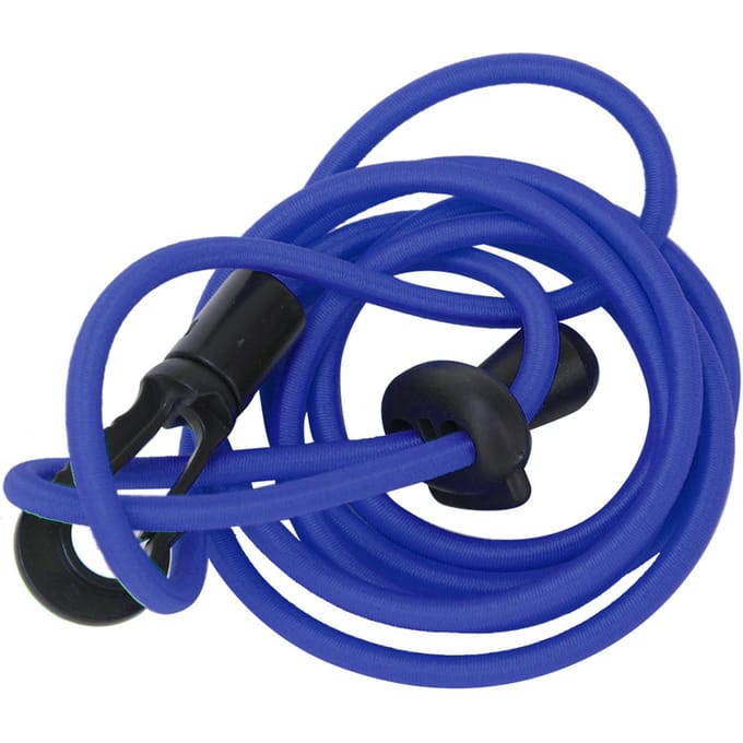 Doe-het-zelf Elastisch Kajakpeddel Leash Bungee Touw Gesp Combinatie Lanyard Kano AccessoireBlauw blauw