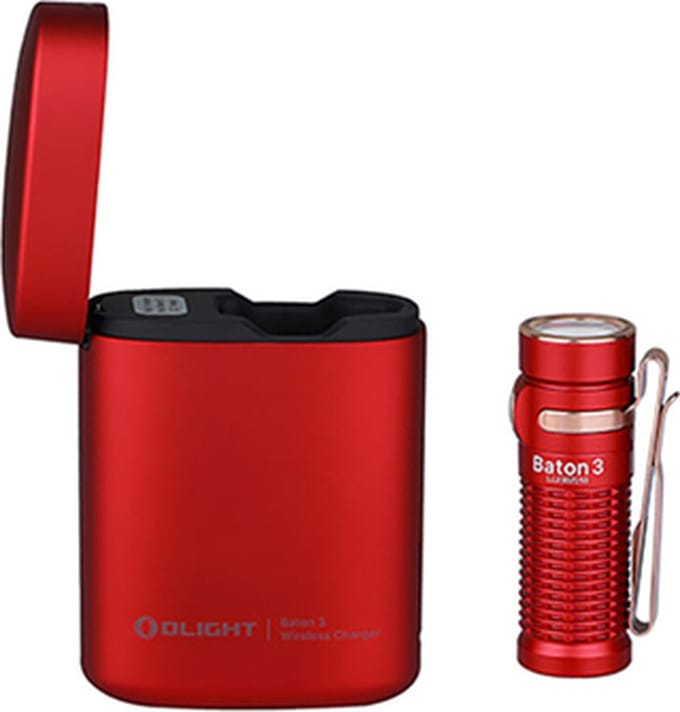 Olight baton 3 premium kit red