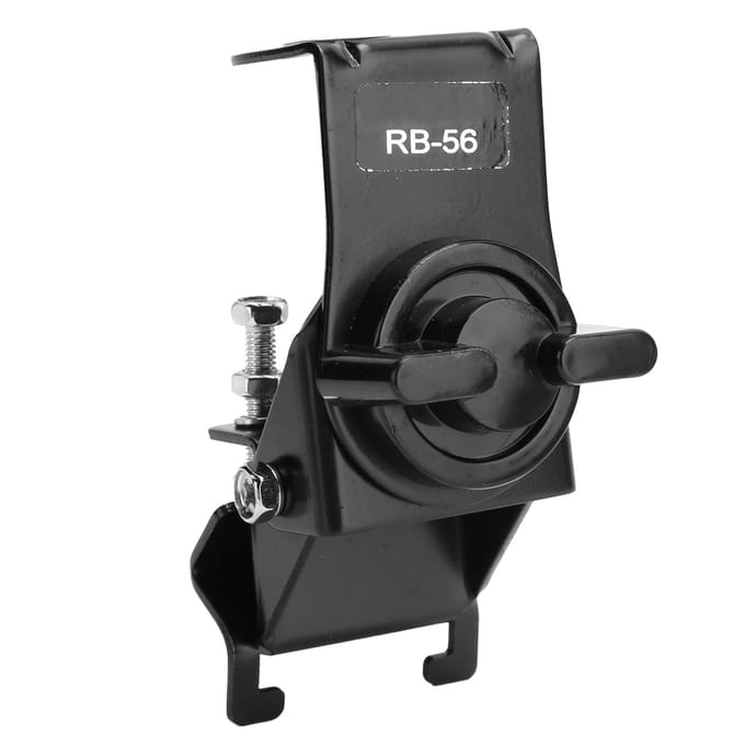 RB56 Verstelbare Antennebeugel Mobiele Auto Gemonteerde Radio Antenne Clip met 4,6m 316 Voedingskabel black