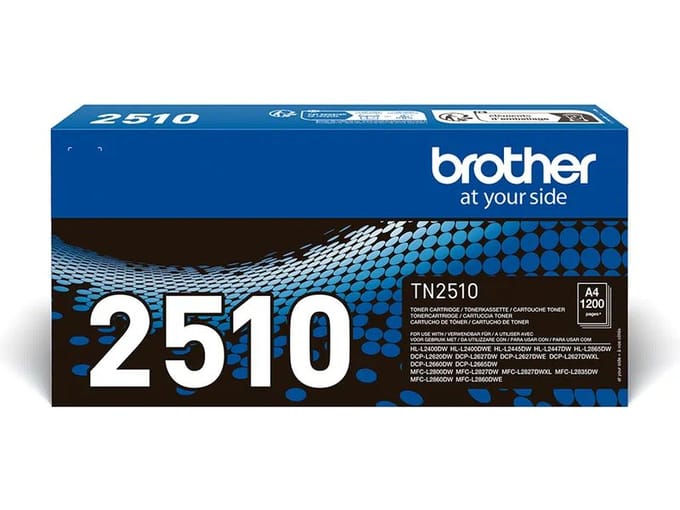 Brother TN-2510 - high capacity - black - original - toner cartridge