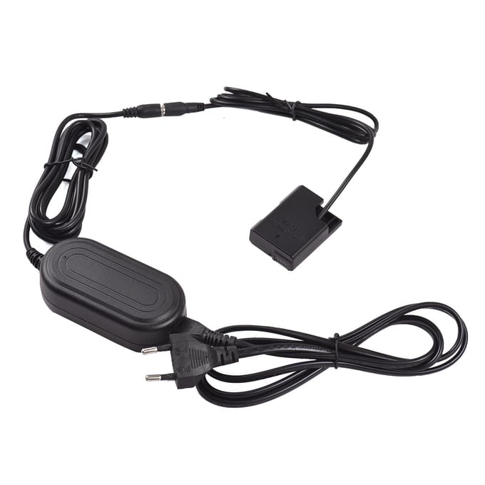 Andoer EH-5A plus EP-5A AC Power Adapter DC Coupler Camera Oplader Vervangen voor EN-EL14 voor Nikon EU Plug gray