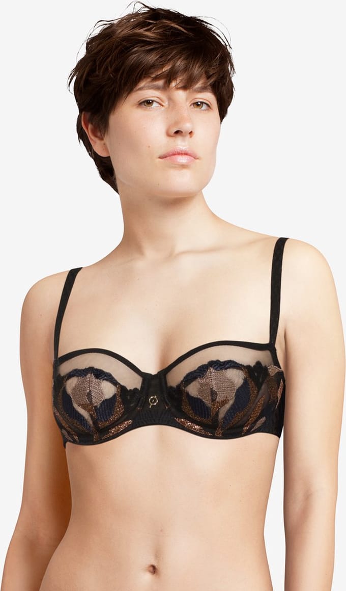 Chantelle Montaigne Half-cup Balconnet BH Zwart 75 C
