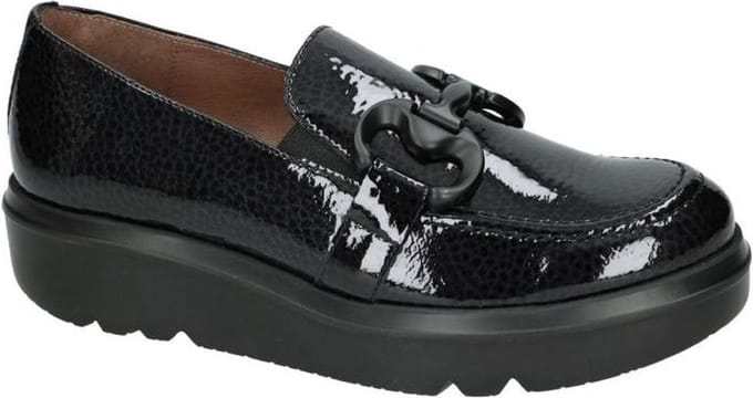 Wonders -Dames - zwart - ballerina's & mocassins - maat 38