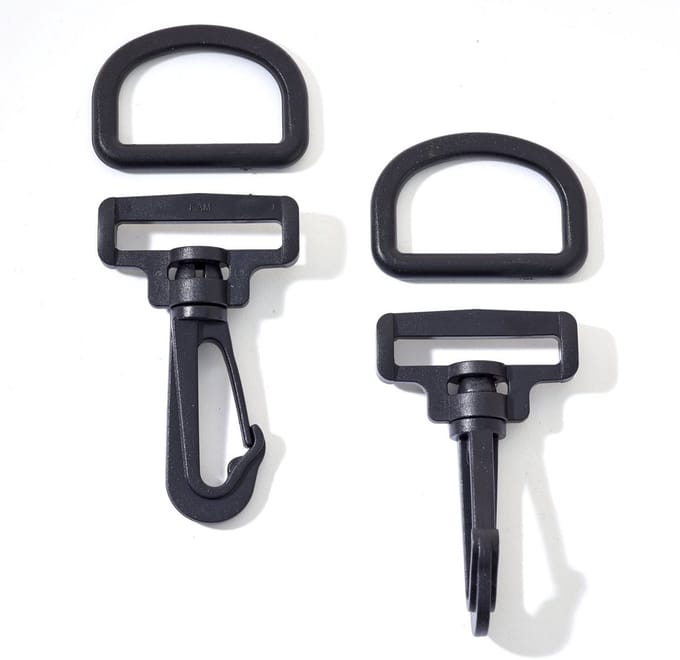 PRYM Karabijnhakenset KST 30 mm zwart 417940 - Prym