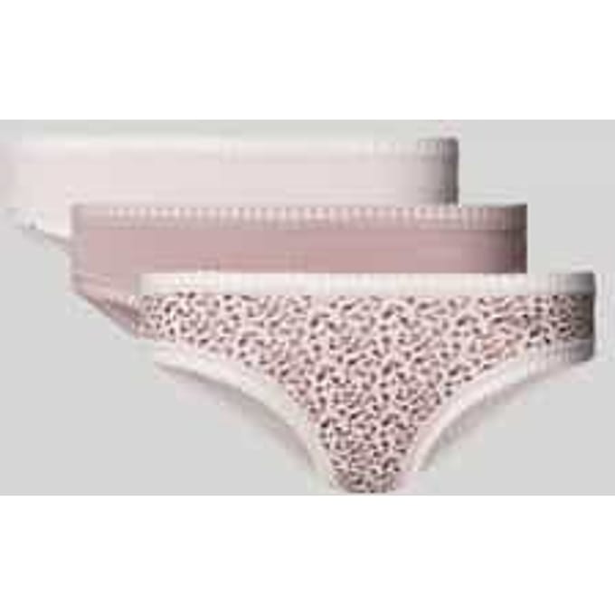 Slip met gehaakt kant, model 'GO Crush' in een set van 3 stuks