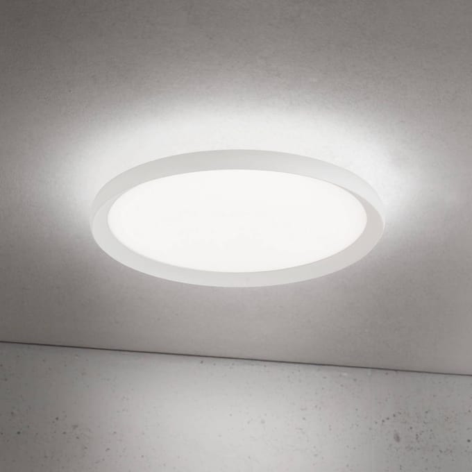 ORION LED plafondlamp Kant, Ø 40 cm, wit, CCT, metaal/kunststof