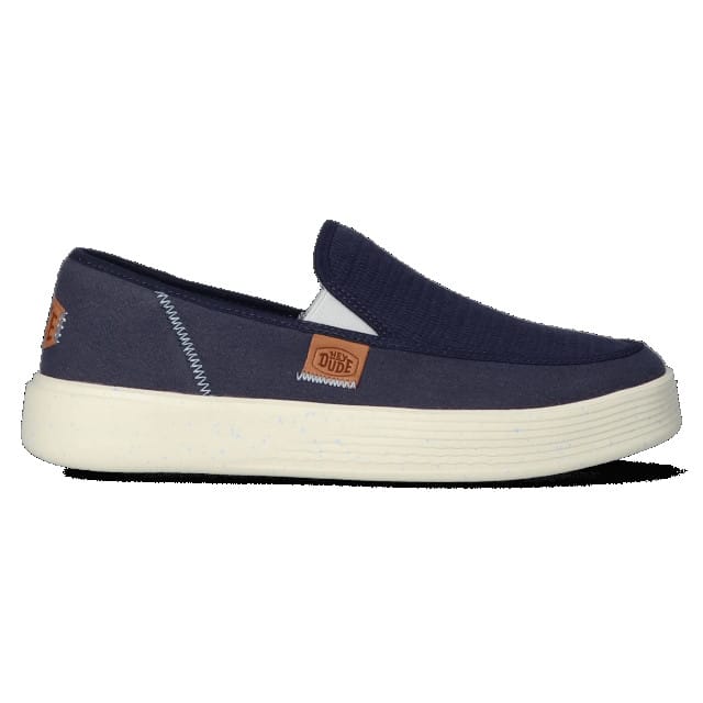 HEYDUDE Sunapee Instappers blauw Katoen - Maat 45