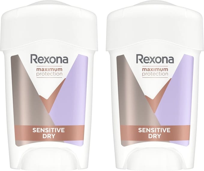 Rexona Maximum Protection - Deodorant - Stick - Sensitive Dry - 45ml x 2