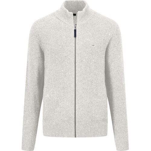 Fynch-Hatton Vest Zip Cardigan Donegal Winter White / male