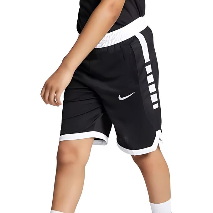 Short de Sport Nike Mixte Noir/Blanc AQ9473-013 XL white