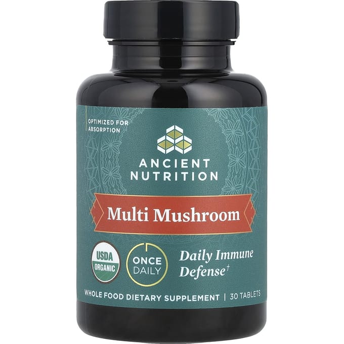 Multi Paddenstoel, Dagelijks Immuunfunctie Verbeterend Effect, 30 Tabletten