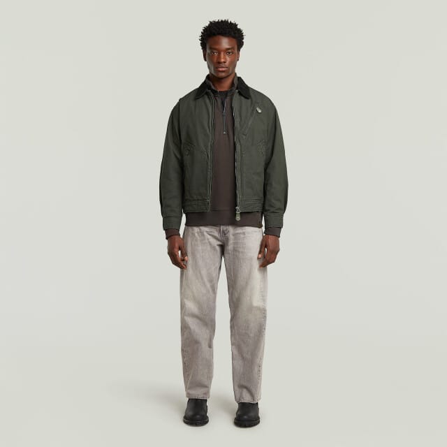G-Star Essential loose half zip sw