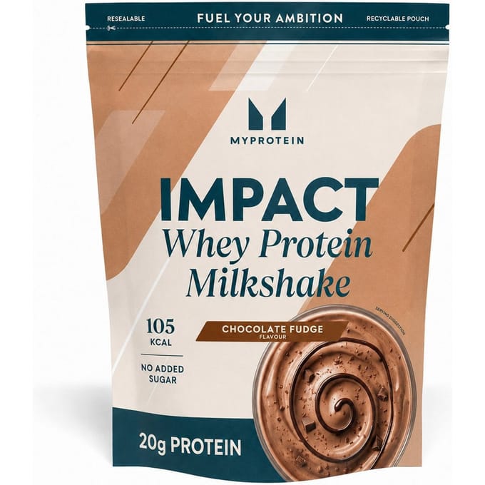 Impact Whey Protein Milkshake - 870G - 30servings - Chocolate Fudge