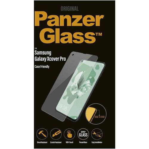 PanzerGlass Screenprotector geschikt voor Samsung Galaxy Xcover Pro Glazen | PanzerGlass Edge to Edge Screenprotector - Case Friendly