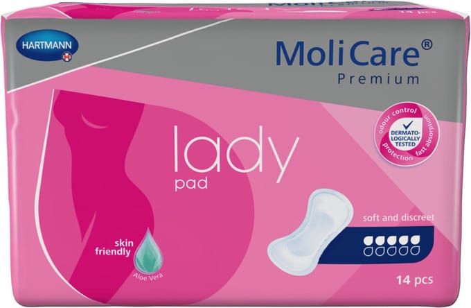 Hartmann Molicare Premium Lady Pads 5 druppels - 12 pakken van 14 stuks