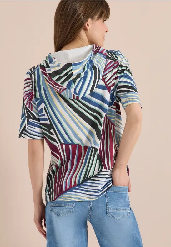 Hoodie shirt met print