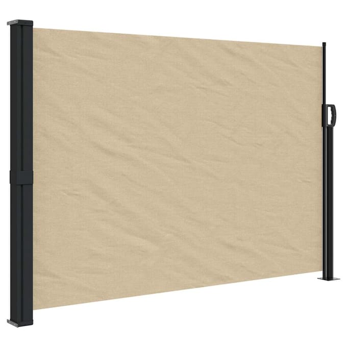 vidaXL - Windscherm - uittrekbaar - 140x500 - cm - beige